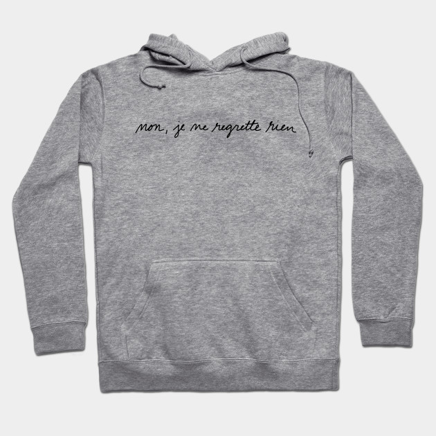 je ne regrette rien (black)